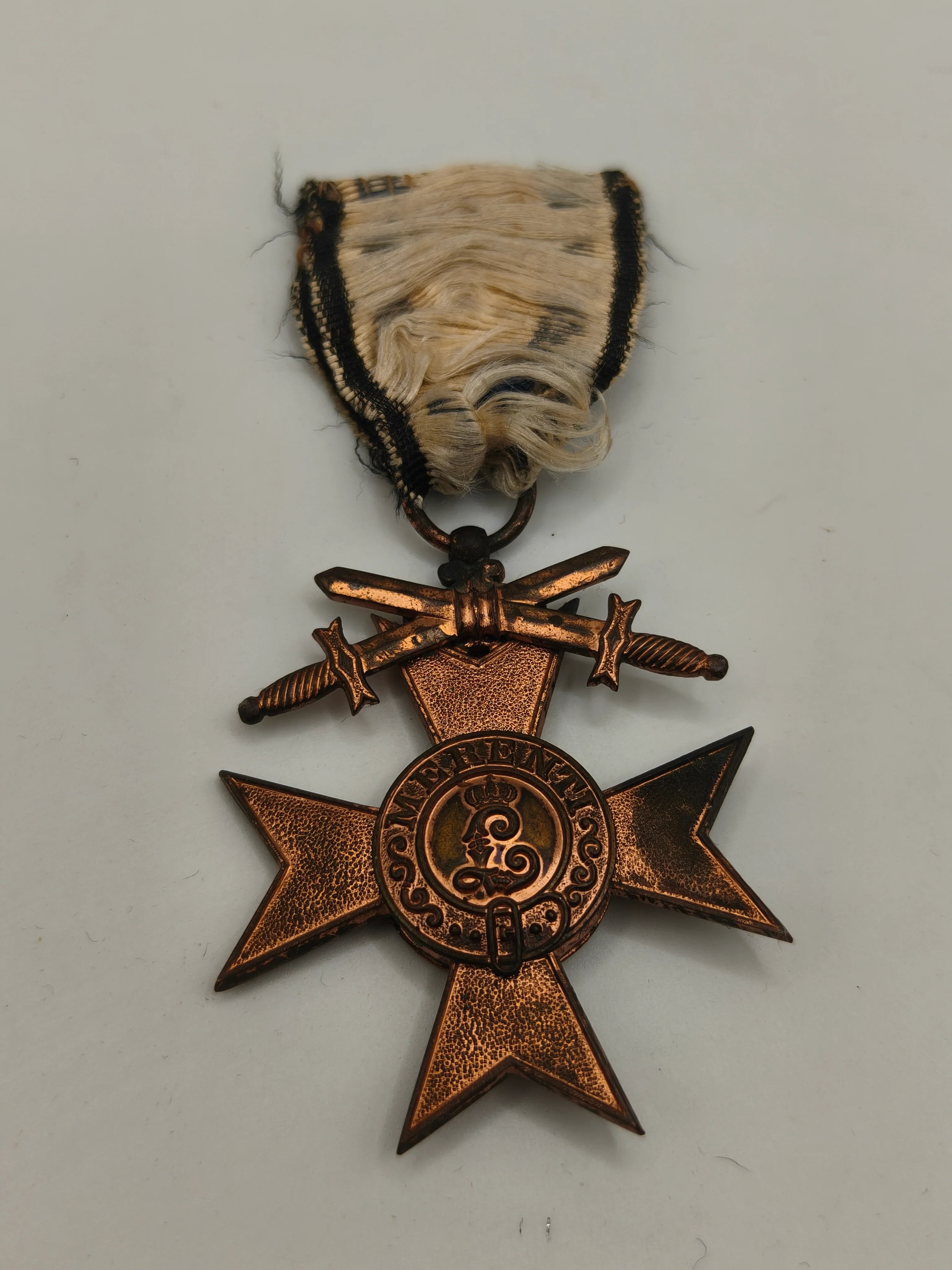 Bavarian Military Order Medal with swords.