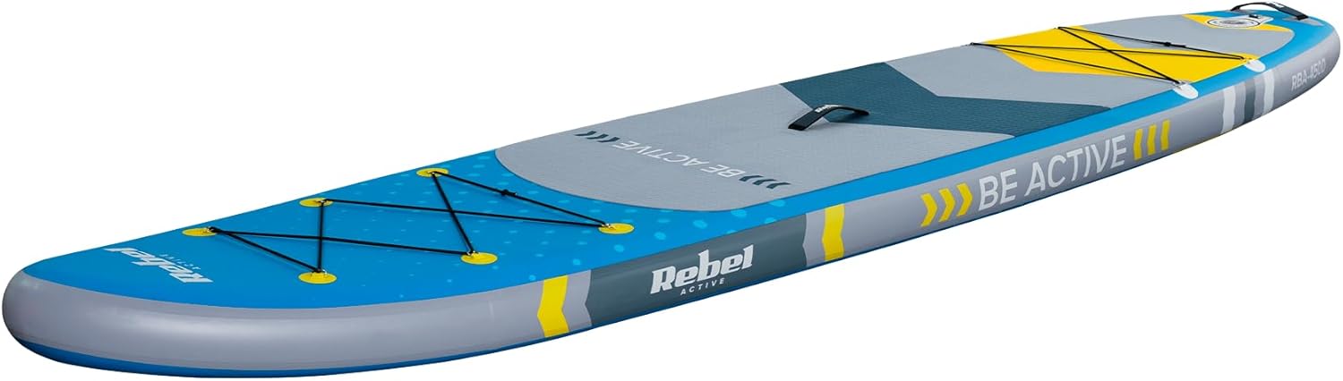 Tavola da SUP con pompaggio a punto goccia da 350 cm Set zaino con pompa a pagaia RBA-4500-BL