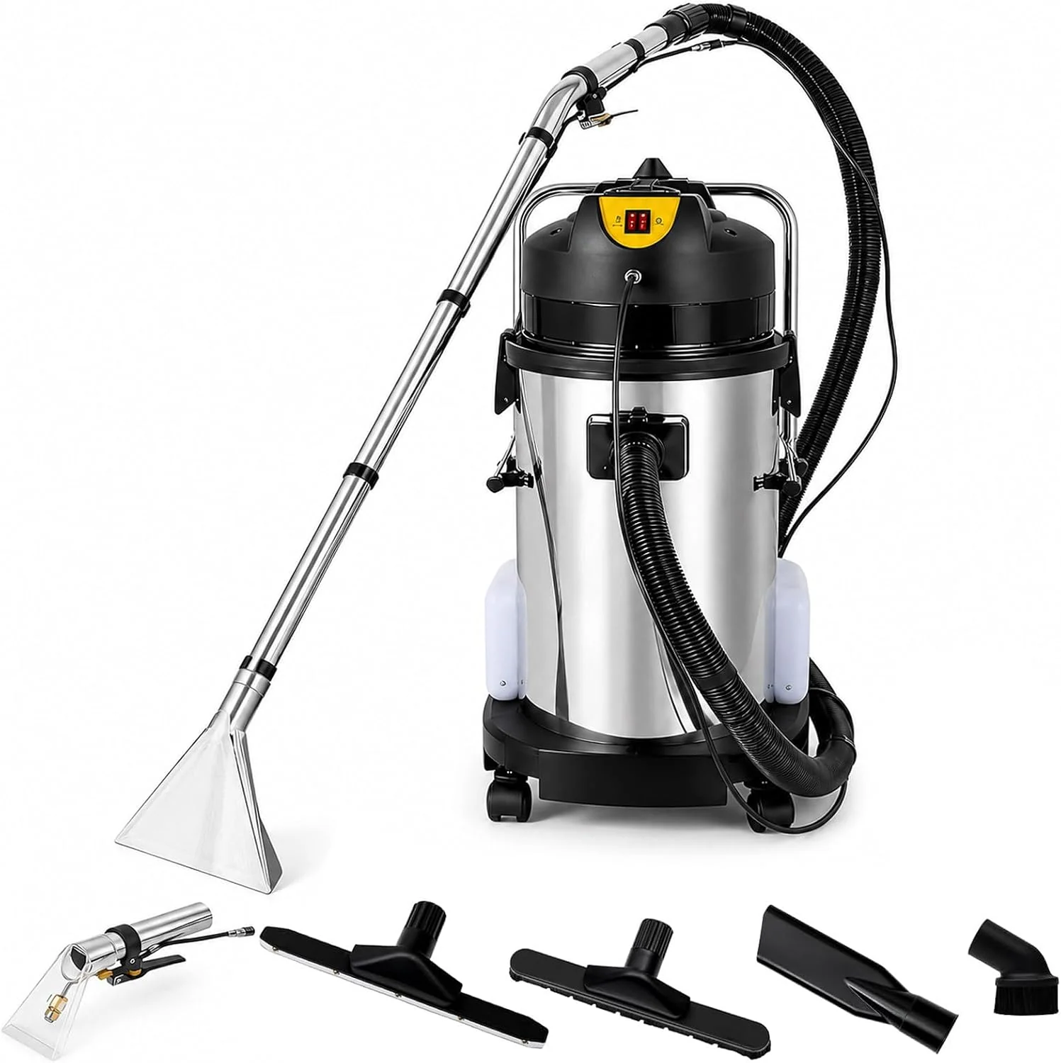 AETEREOS Sofa, 40 L, Schwarz, Waschsauger Teppichreiniger, Nass Trockensauger, großes Fassungsvermögen