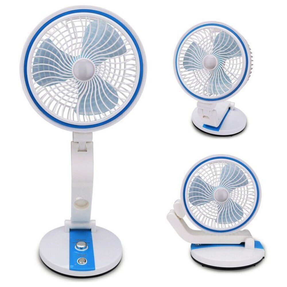 Akku-Ventilator Mini Ventilator Hand Ventilator Stand Ventilator USB Akku Stufen + LED