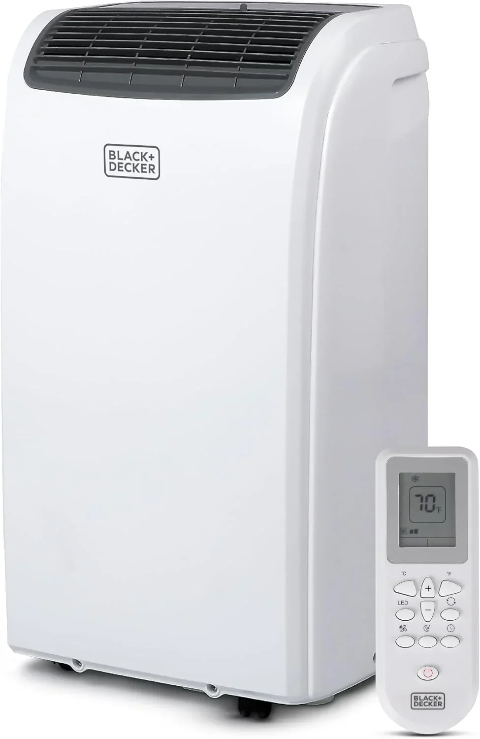 BLACK+DECKER 10,000 BTU Portable Air Conditioner for Rooms up to 450 Sq with Remote Control