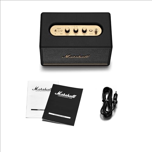 Marshall Acton III Bluetooth Altoparlante, senza fili Casse Nero : Strumenti Musicali