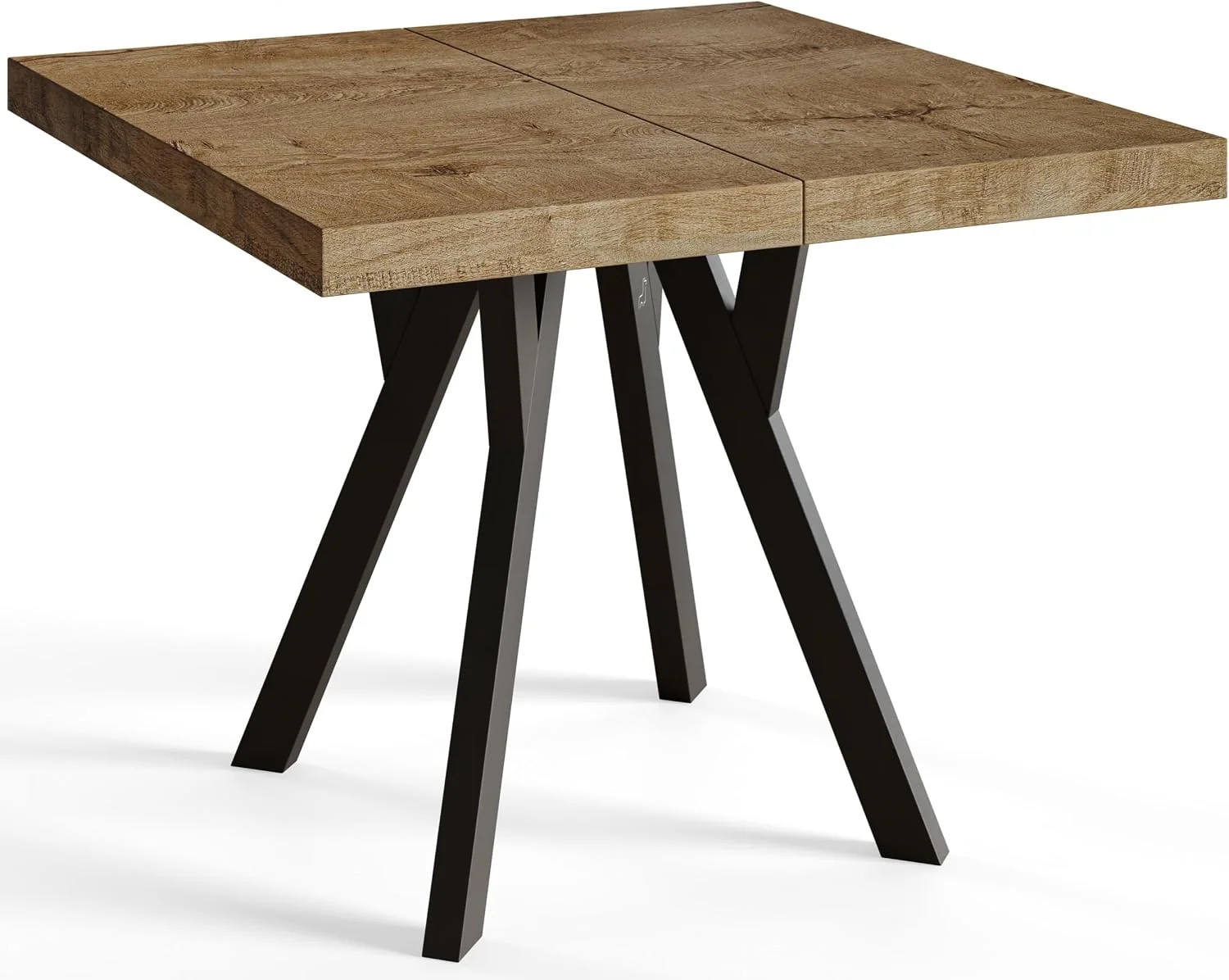 Esstisch Ausziehbar Rico 80-130cm, Lefkas, Holzbeine, Modernes Design