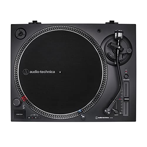 Audio Technica AT LP120XUSB BK Direct Drive Turntable (Analog & USB), Fully Manual, Hi Fi, 3… : Elettronica