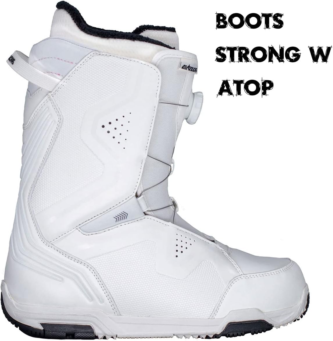 Airtracks Damen Snowboard-Set Akasha Flat Zero Rocker + Bindung Master W Fastec + Boots + Sb Bag 144 147 150 153 cm