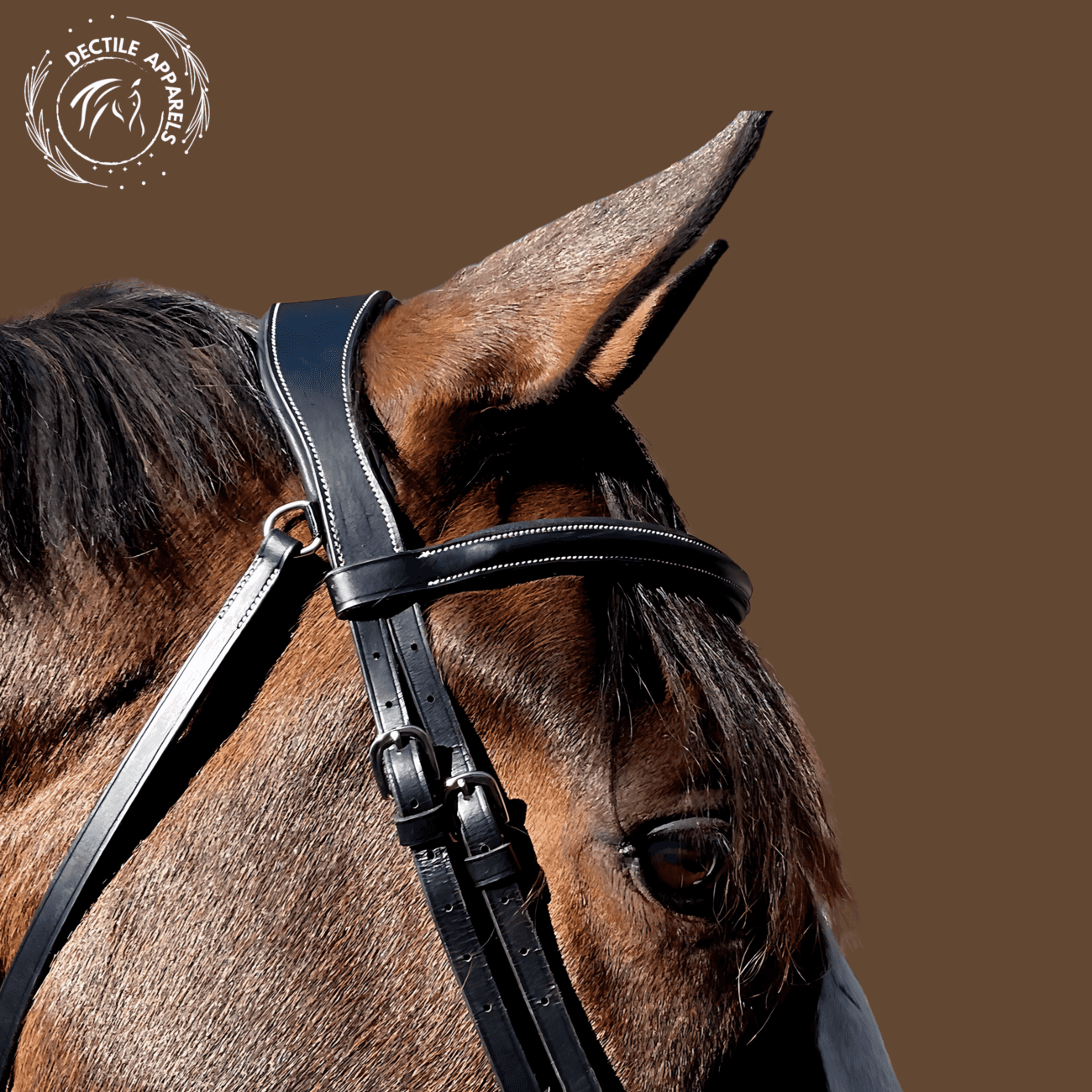 Black Leather Western ​Snaffle Bridle
