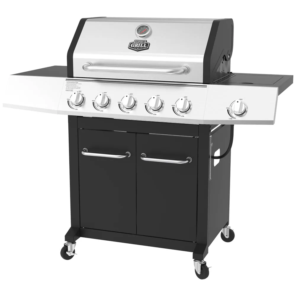 Expert Grill 5-pits propaangasgrill met zijbrander