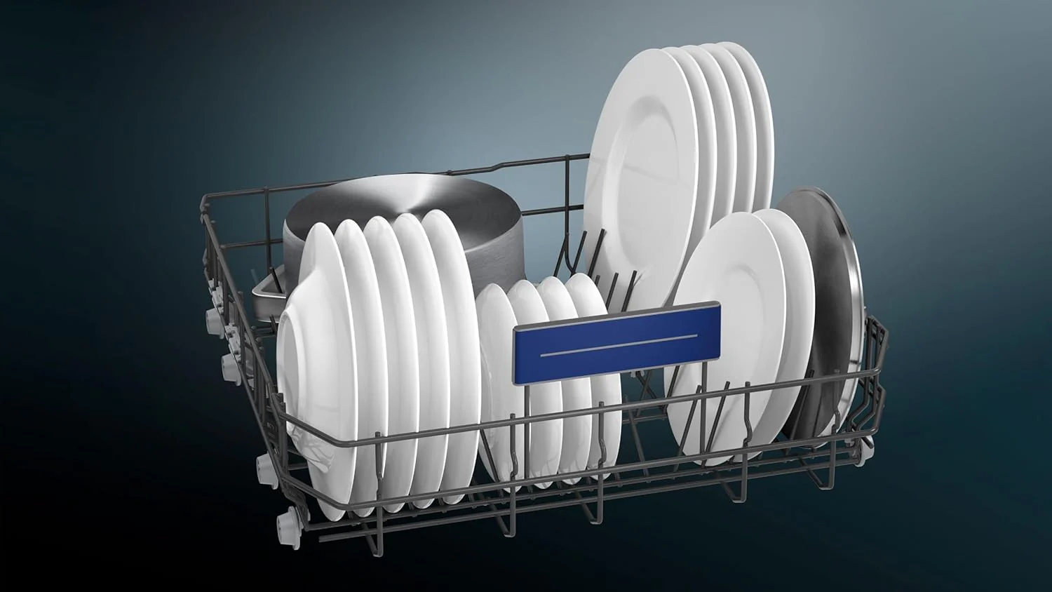 Siemens SN63EX14VE, iQ300 Smarter Geschirrspüler, Vollintegrierte Spülmaschine mit Besteckschublade, 60 cm, Auto Türöffnung dank autoOpen dry, Besonders leise durch iQdrive-Motor, infoLight aquaStop