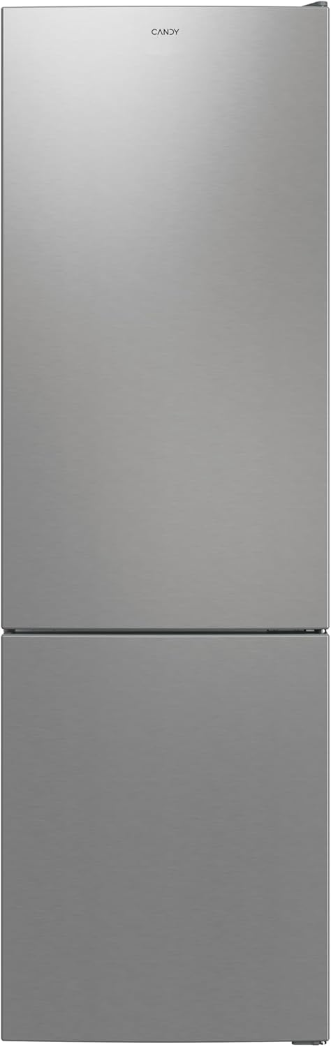 Candy CCT3L517ES, Frigorifero Combi, 55 cm, Altezza 1,77 m, 260 l, Low Frost, Funzione SuperCool, Cassetto Verdure, Controllo elettronico interno, LED, Porte Reversibili, 39 dB, Silver