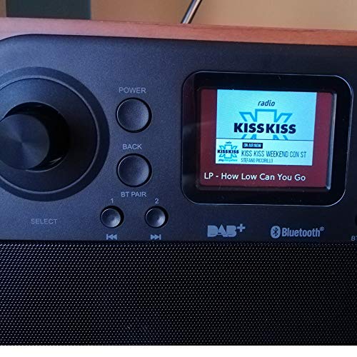 Majestic RT 197 DAB   Radio DAB/DAB /FM, Bluetooth, Display LC, Ingresso AUX IN, uscita cuffie, sveglia 2 allarmi 3 suonerie : Elettronica