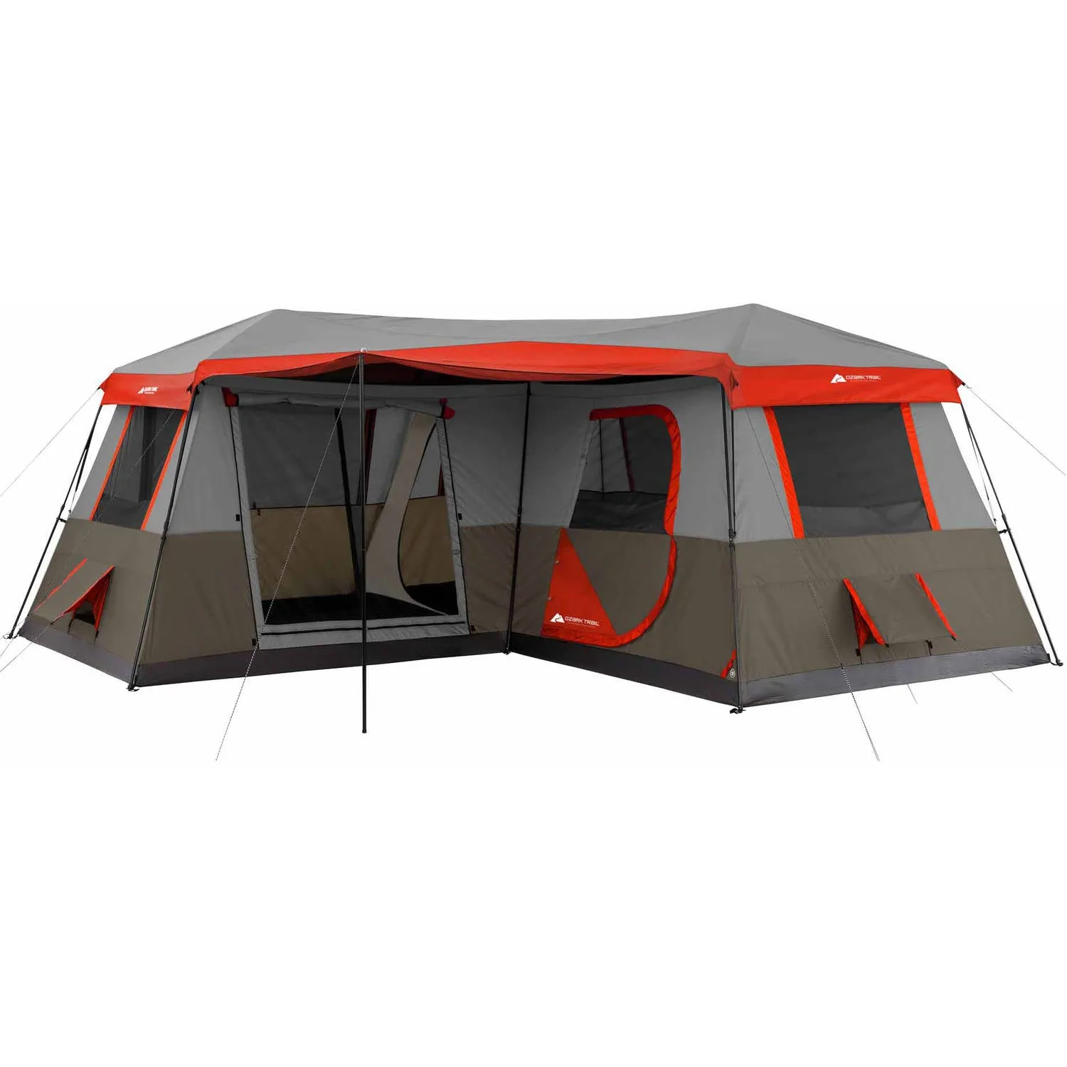 Tenda a cabina istantanea, posti letto per 12 persone.