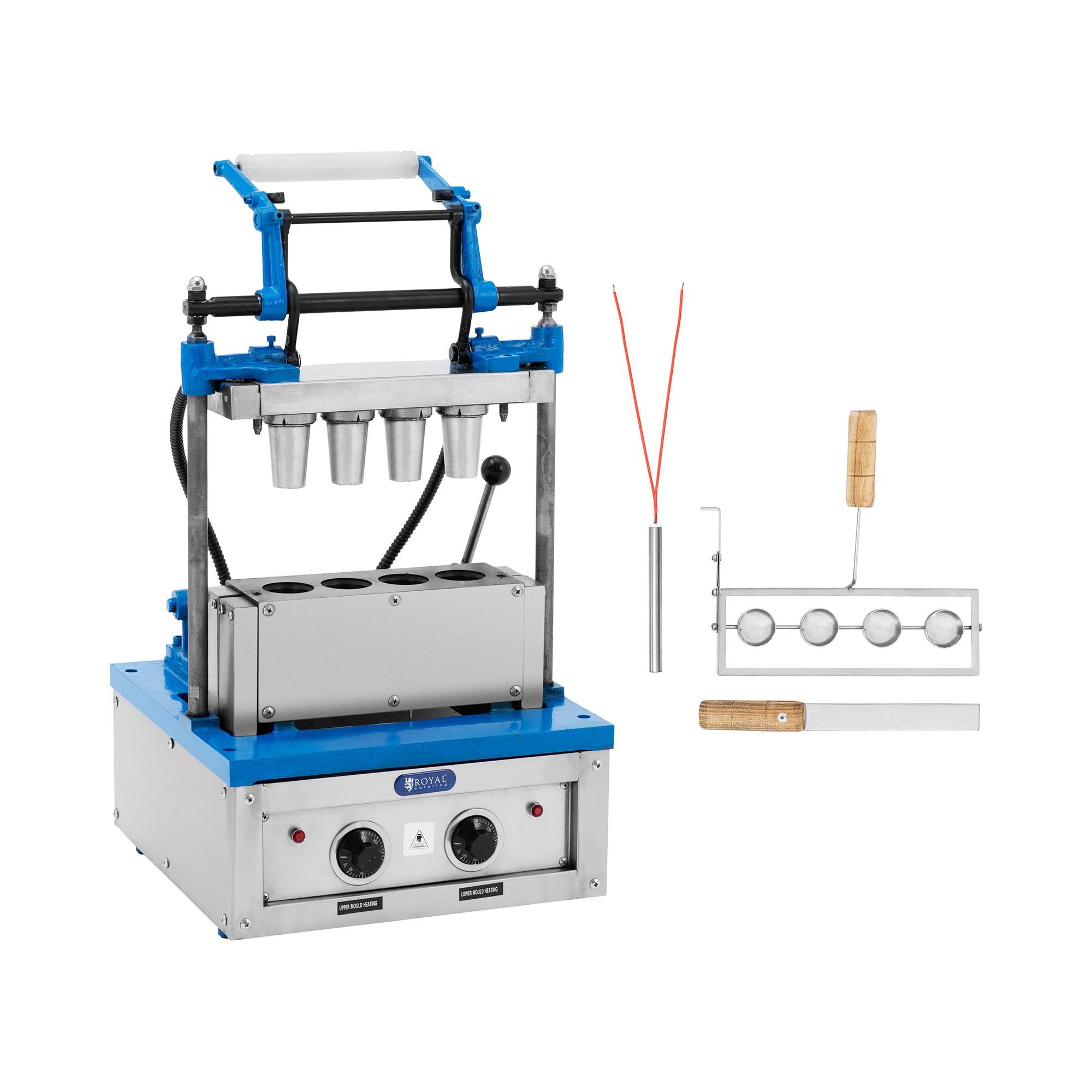 Waffeleisen Waffeleisen für Eiswaffeln 100 - 120 Waffeln/h Ø 55 x 70 mm 4200 W