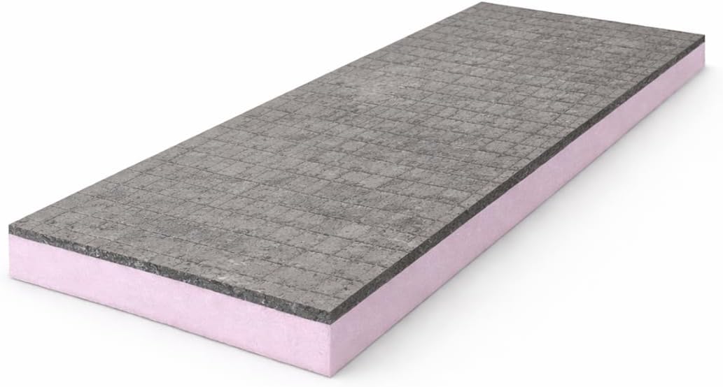 doitBau Bauplatte XPS – Hartschaum Dämmplatte – druckfest wasserundurchlässig direkt befliesbar – 60 x 120 cm 10 mm – 15 Platten 10,8 m² Bad Küche Nassraum Innen Außen