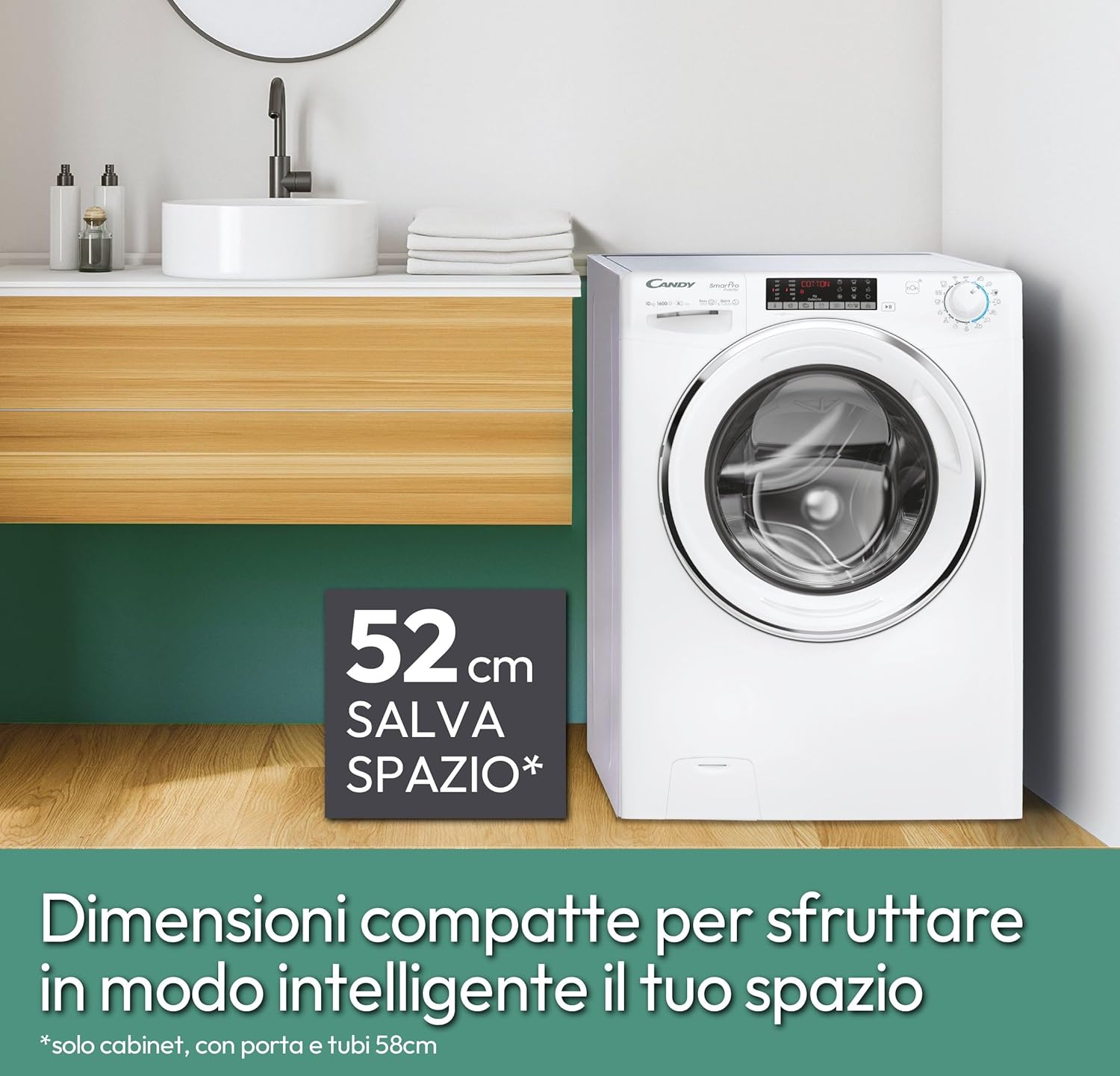Washing Machine CS 149TXME-S 9 kg Class A 1400 RPM