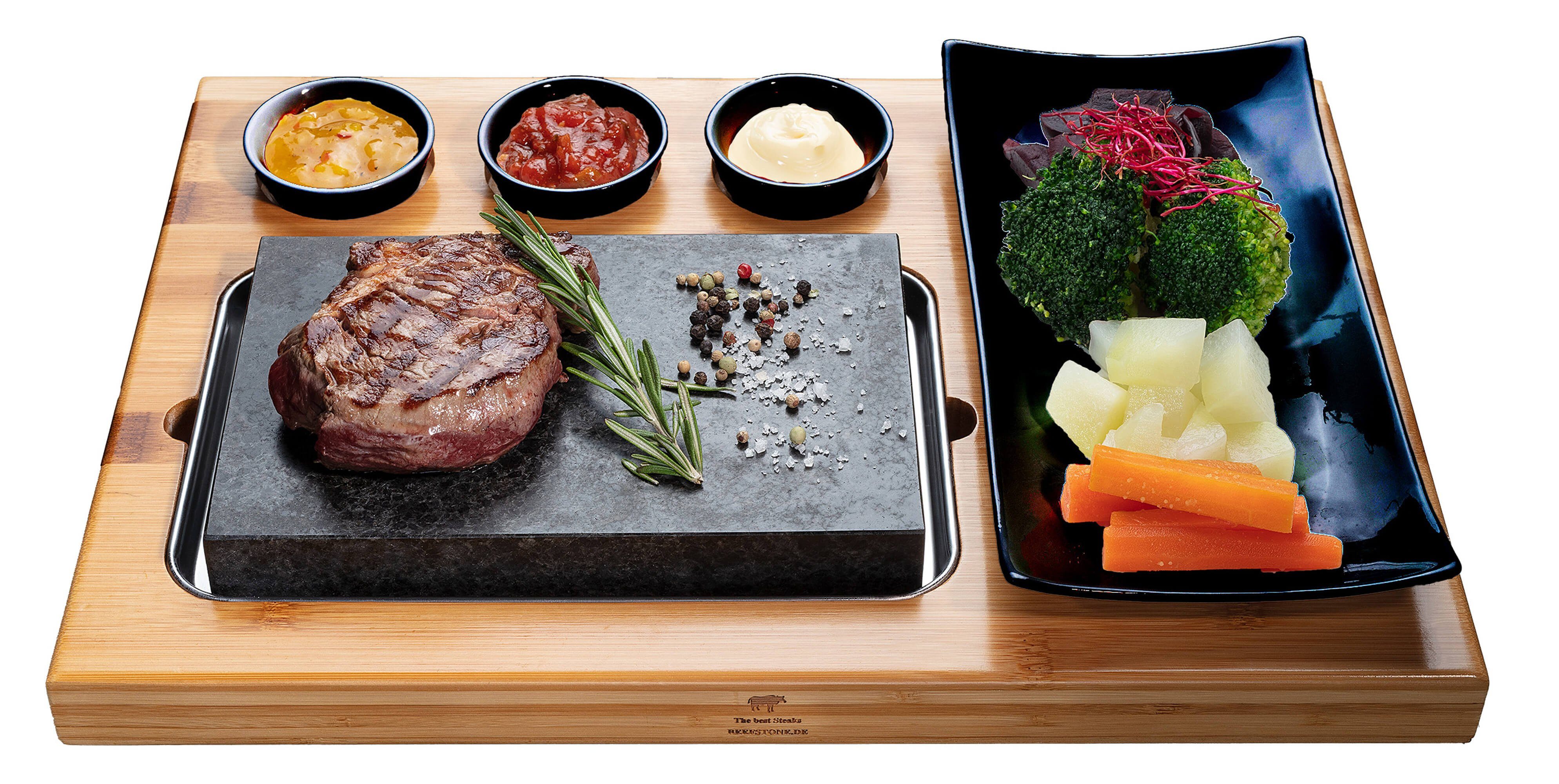 Tischgrill Heißer Stein Grillset Modell UNO