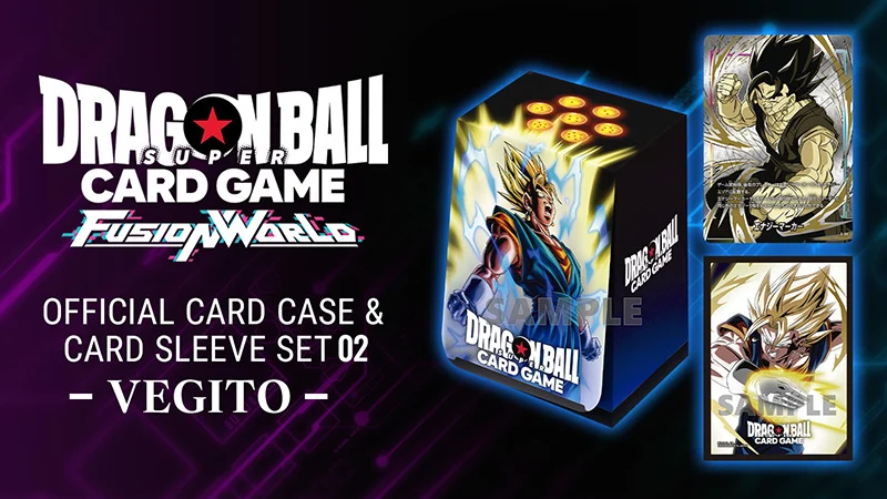 Dragon Ball Super Card Game: Fusion World – Official Card Case & Sleeves Set 2: Vegito