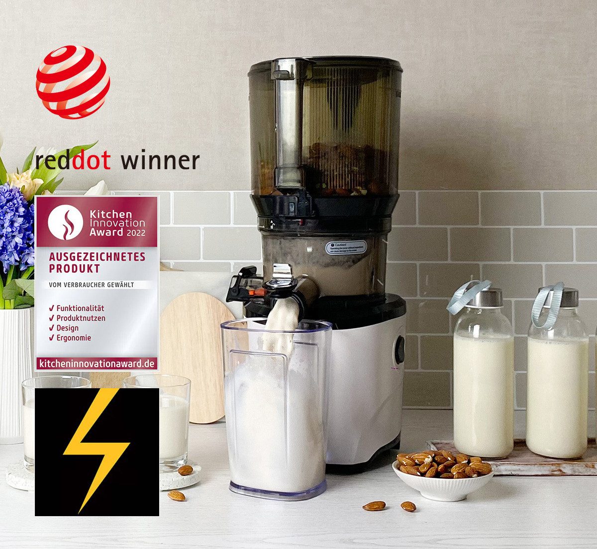 Entsafter KUVINGS AUTO10S HANDS-FREE SLOW JUICER (KHS-2571CE)