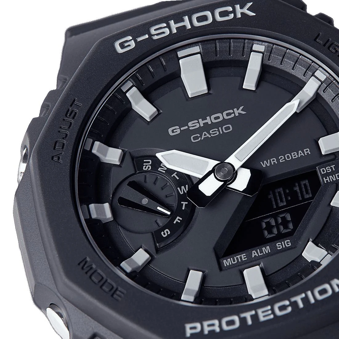 Orologio G-Shock GA-2100-1AER nero in resina e carbonio