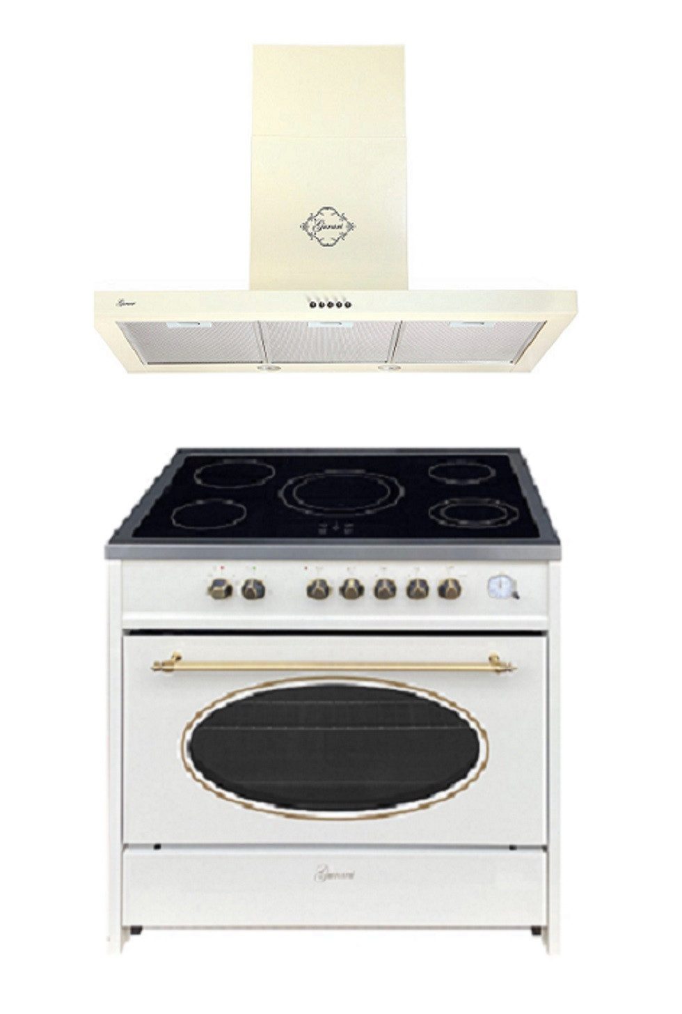 Elektro-Standherd GCH E 912 Cr r+GCH 461 BG 9