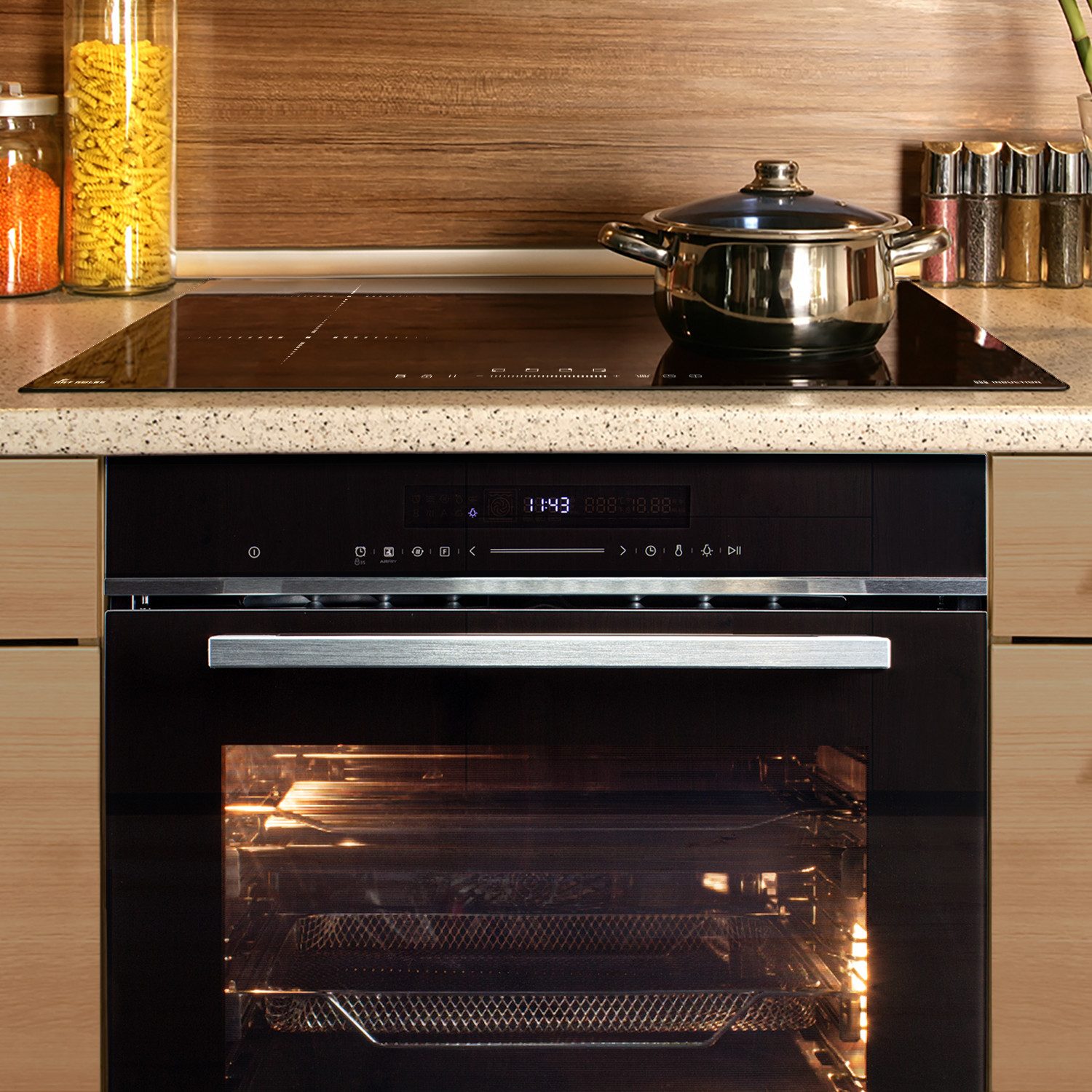 Backofen-Set Backofen und Induktionskochfeld SET8017IH877RL