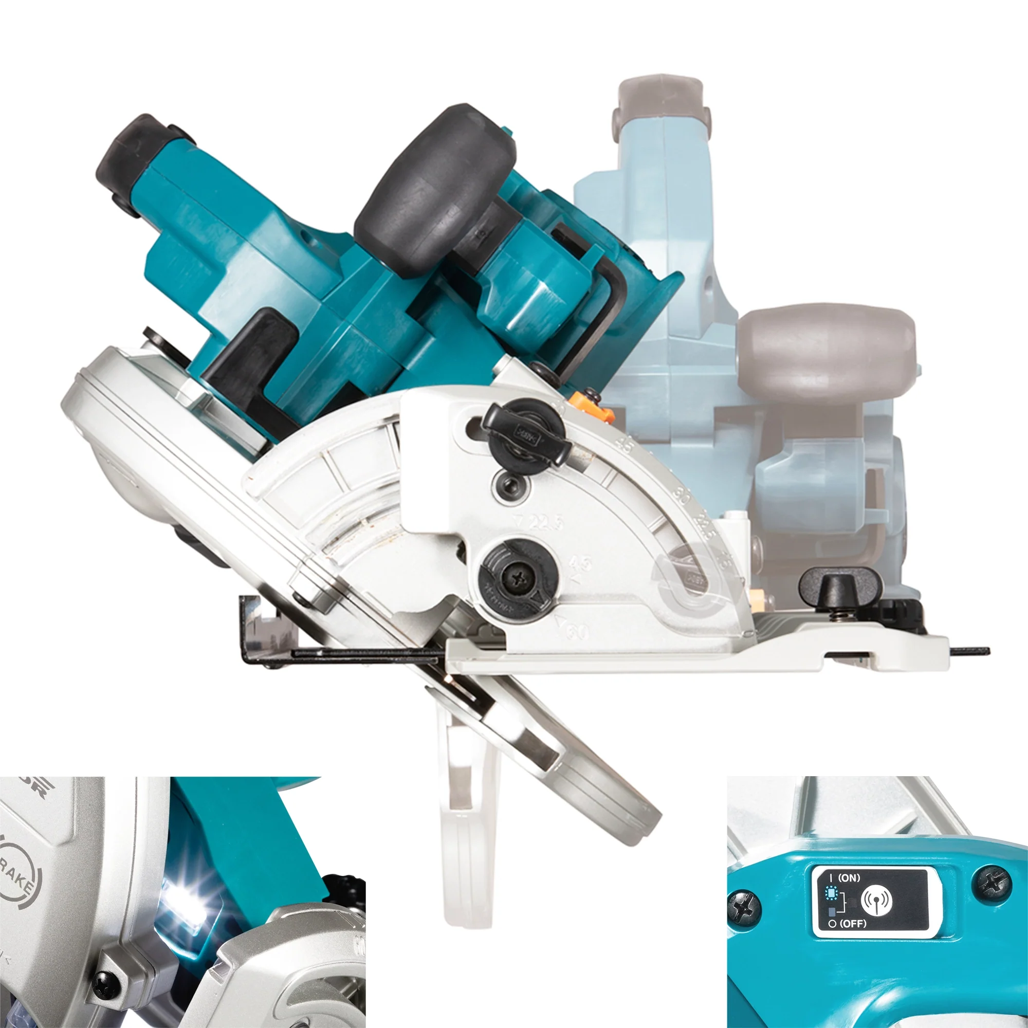 Sega Circolare Makita DHS900ZKU 18Vx2 – Doppia Batteria per Massima Potenza e Autonomia