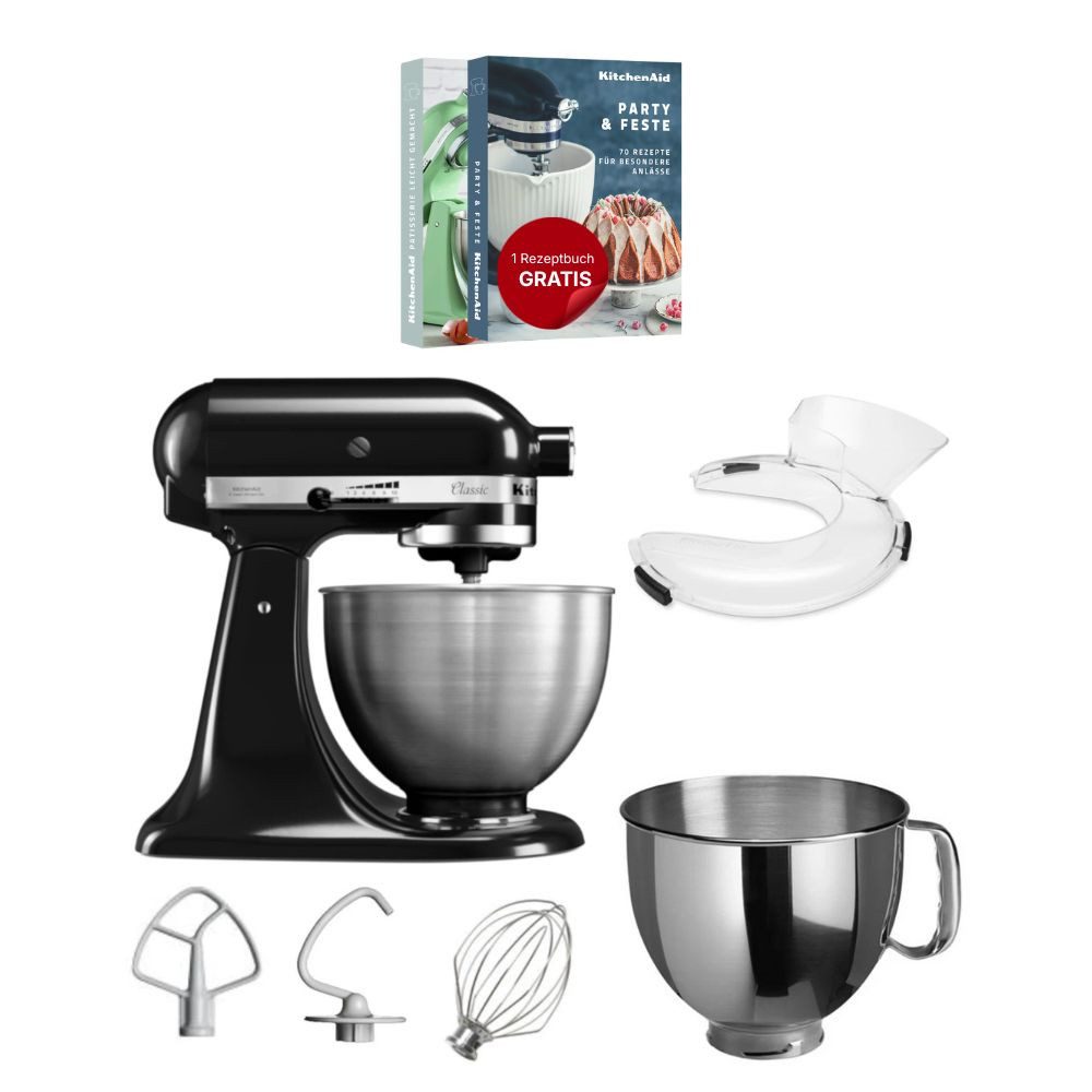 Küchenmaschine KitchenAid 4,3 L 5K45SS Classic Küchenmaschine Set 2