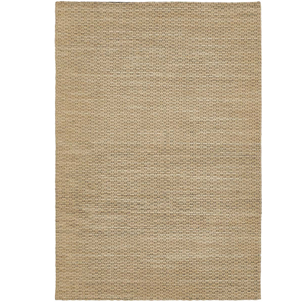 HOMCOM Teppich aus Wolle Greige 190 x 130 x 1 cm