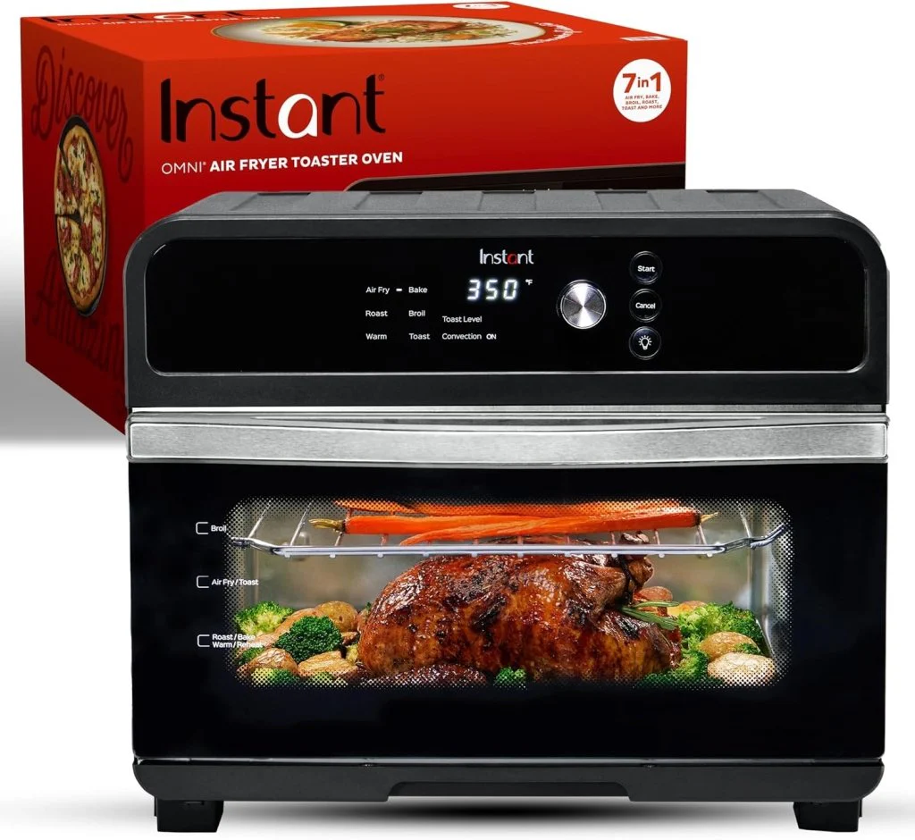 Instant Pot Omni Plus 19QT/18L Toaster Oven Air Fryer, 10-in-1 Functions, Fits 12