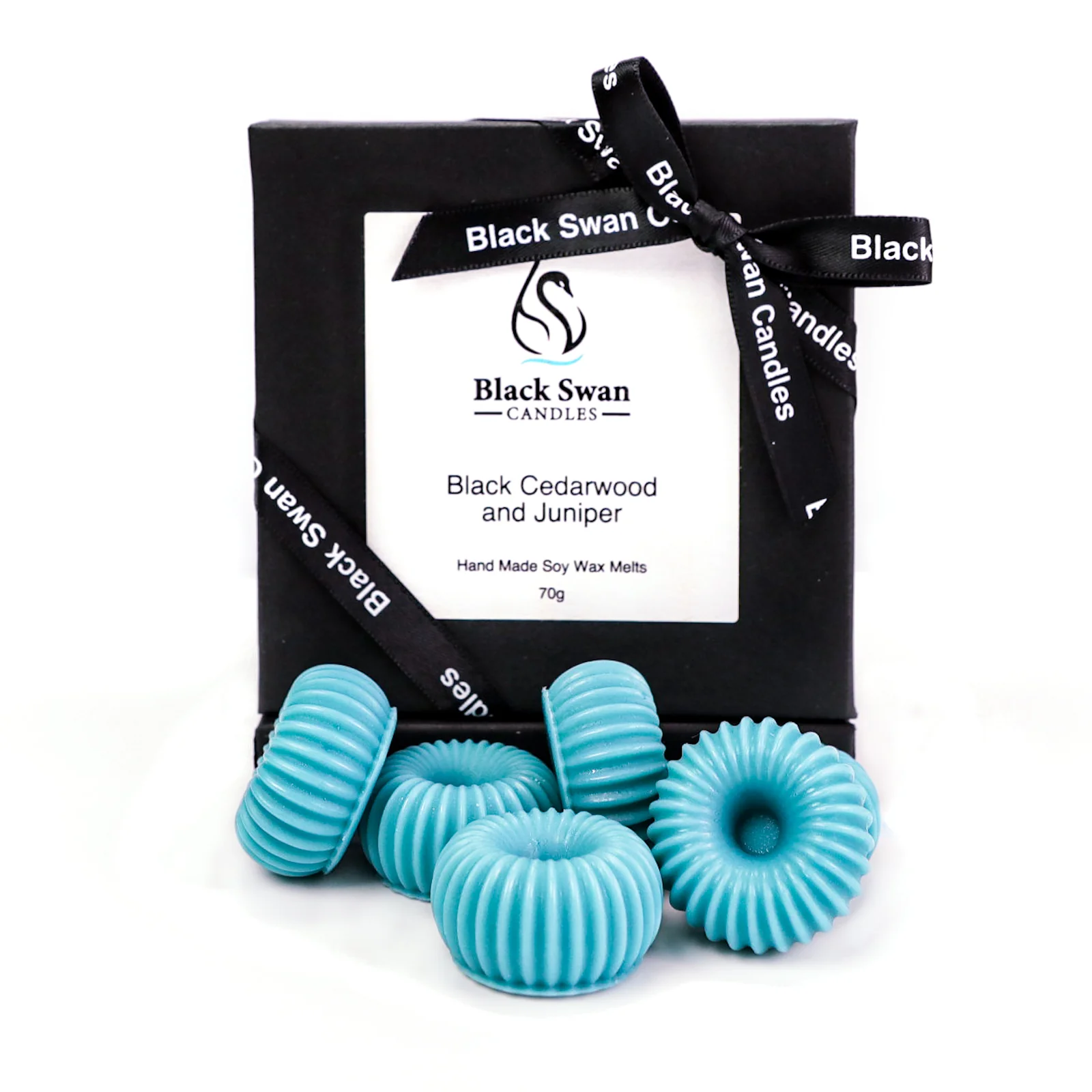 Black Swan Candles - Black Cedarwood & Juniper Wax Melts
