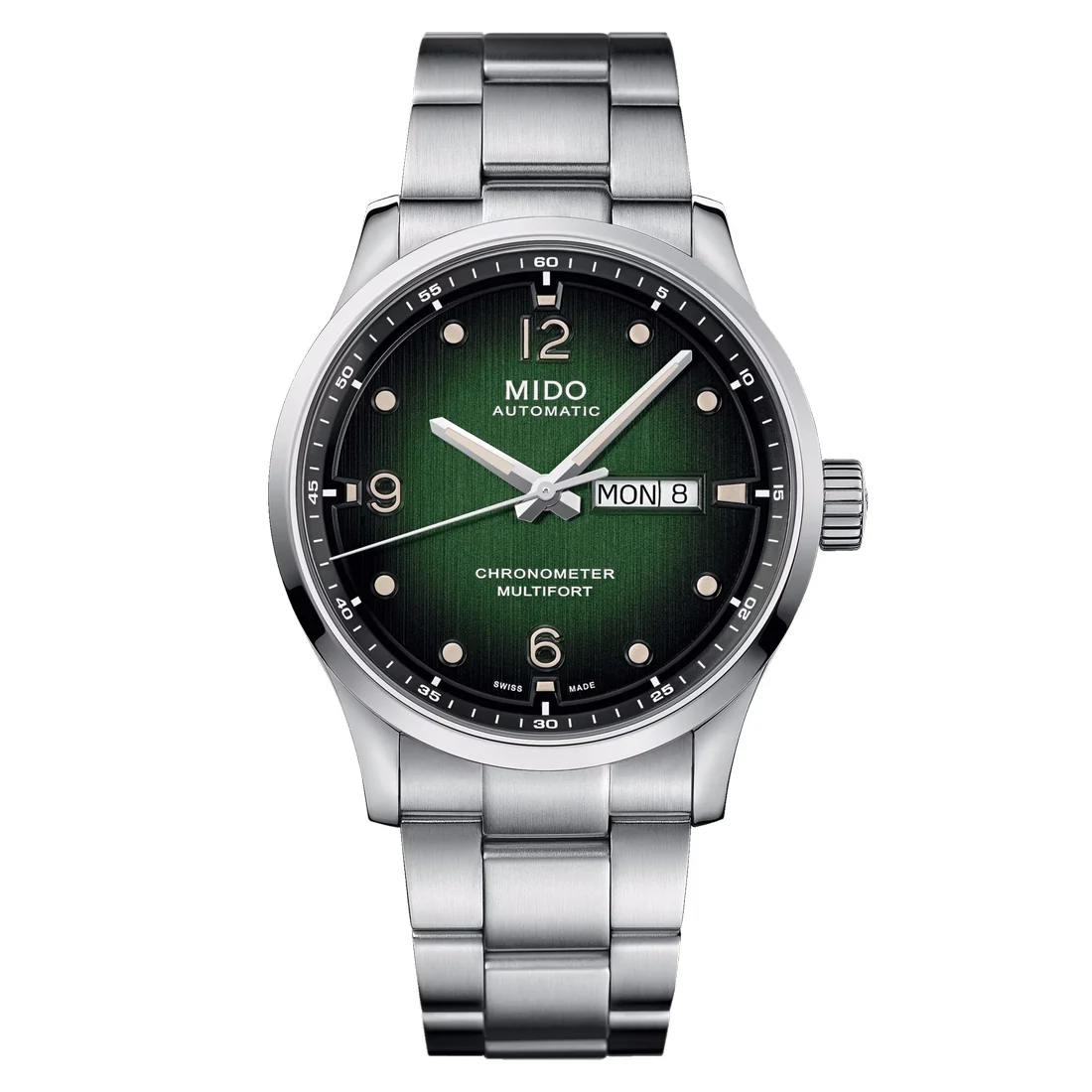 Orologio Mido Multifort M Chronometer verde certificato COSC
