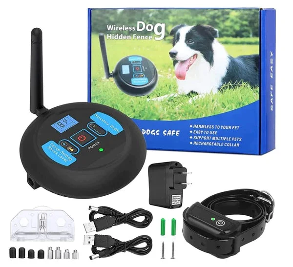 Wireless Dog Fence System �C Adjustable 1650ft Range & Portable Design