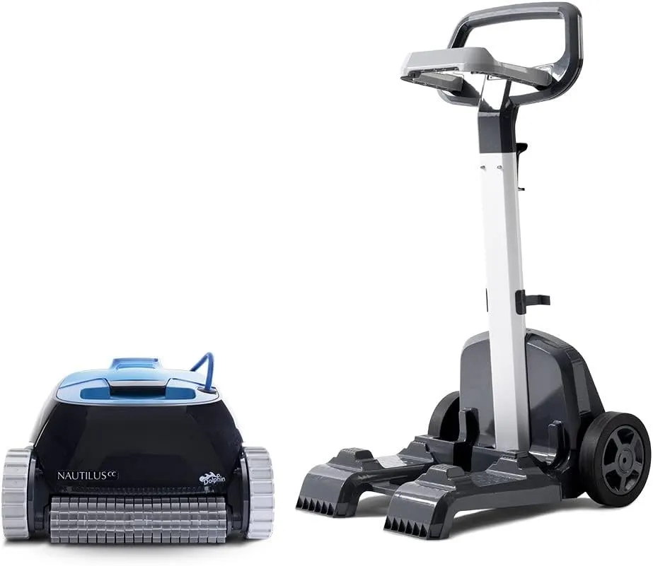 Dolphin Nautilus CC Robotic Pool Vacuum Cleaner All Pools up to 33 FT   Wall Climbing Scrubber Brush