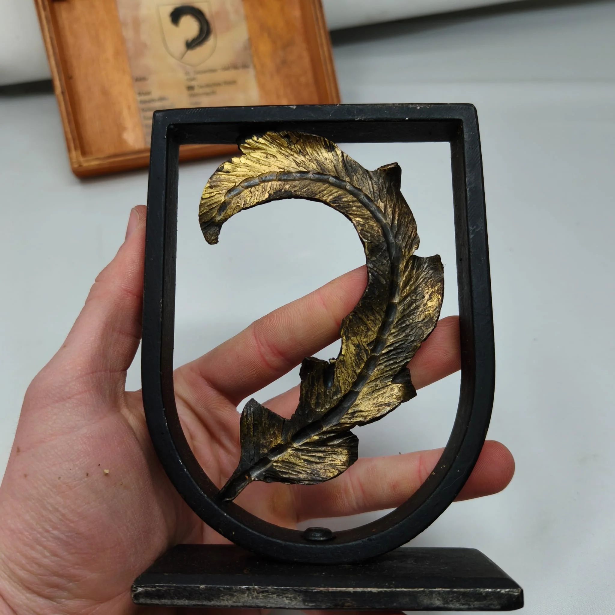 Placa regimental. 91 divisi��n j?ger de la wehrmacht