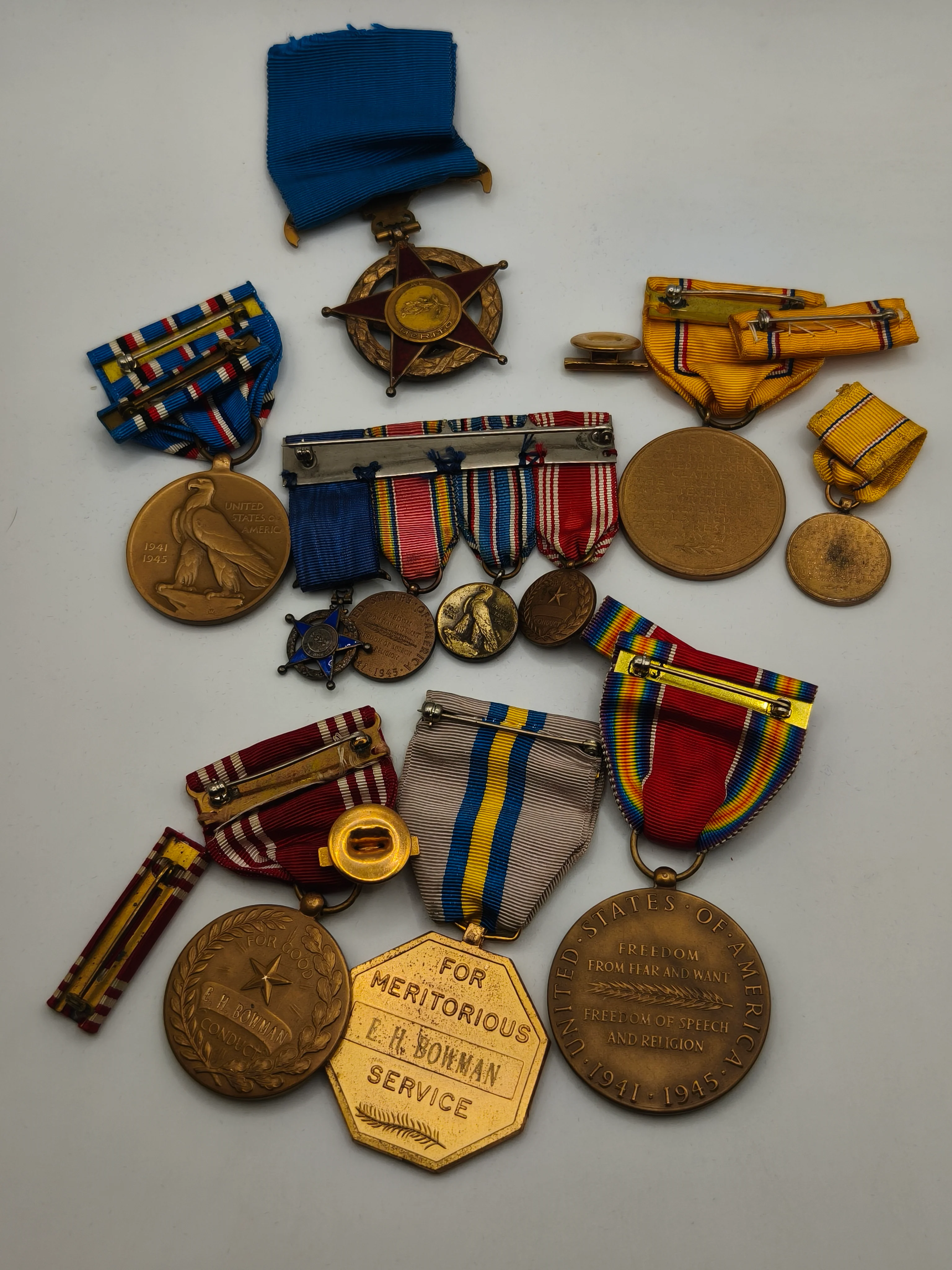 Lote medallas veterano IIWW. USA