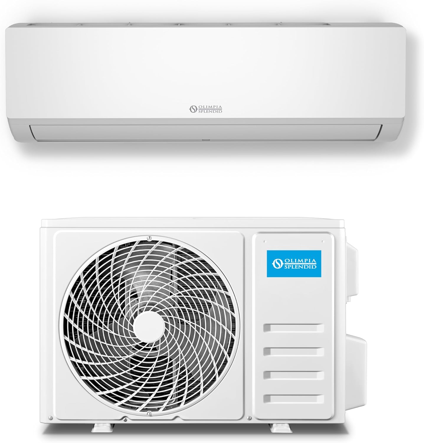 Olimpia Splendid, Mystral S1 E 12 Air Conditioning 12000 BTU / h Monosplit Inverter, Gas R32, Class A++, Cooling Function, Heating, Dehumidification and Ventilation, Integrated Wifi