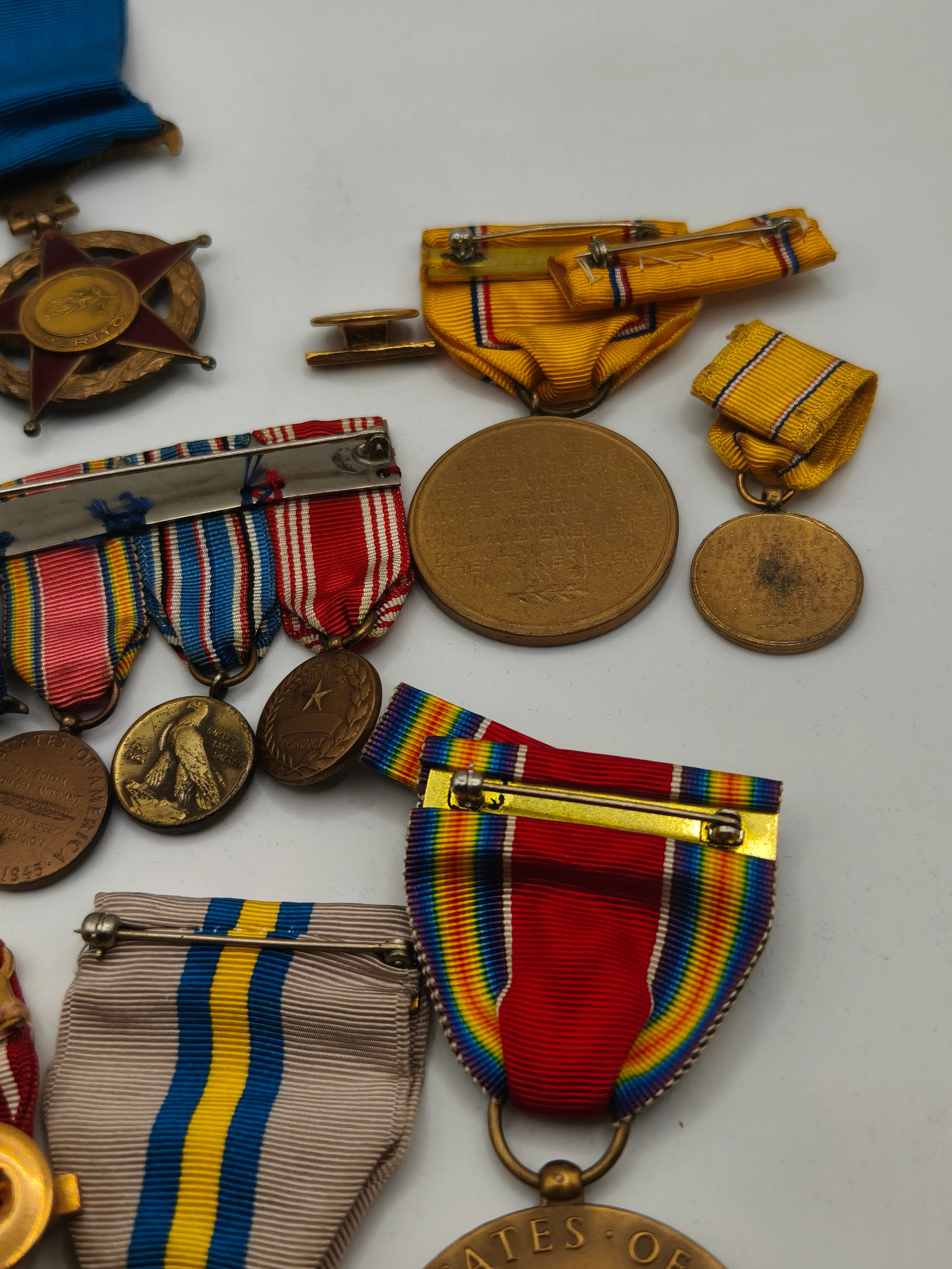 Lote medallas veterano IIWW. USA