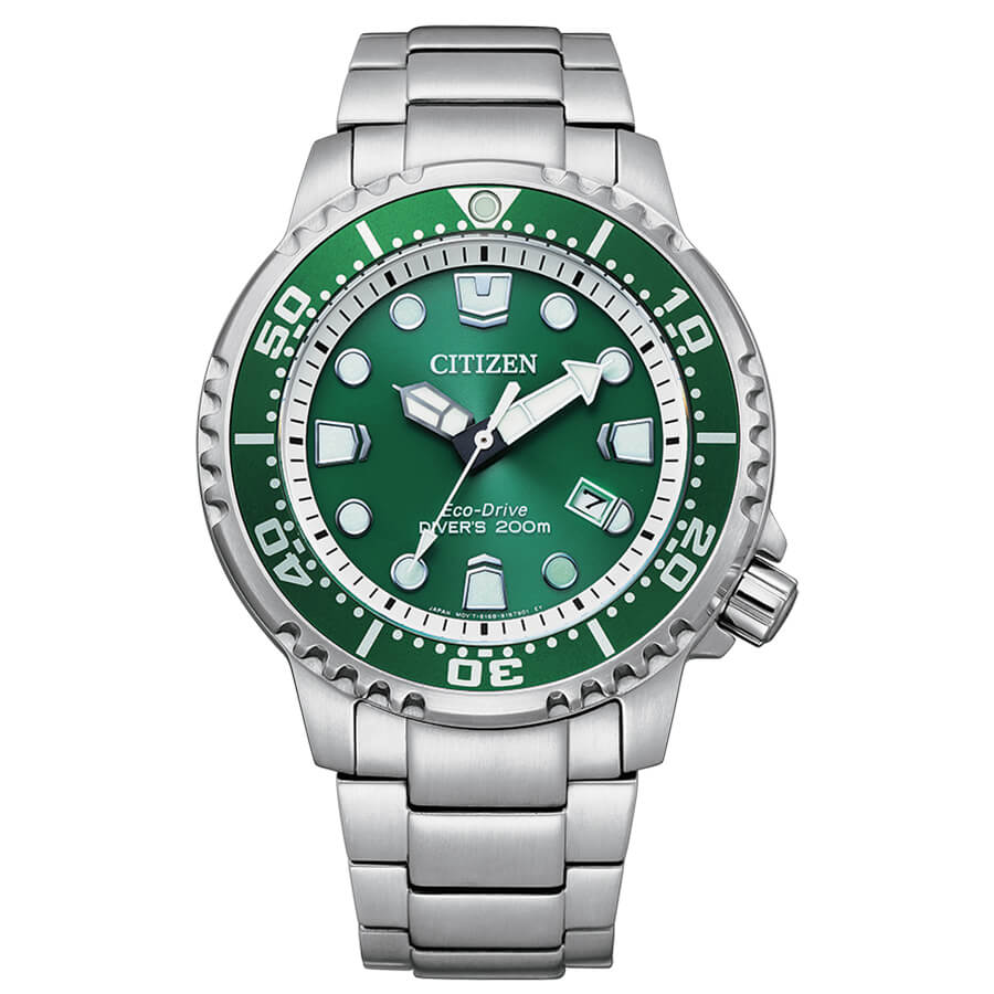 Orologio Citizen BN0158-85X Promaster acciaio verde
