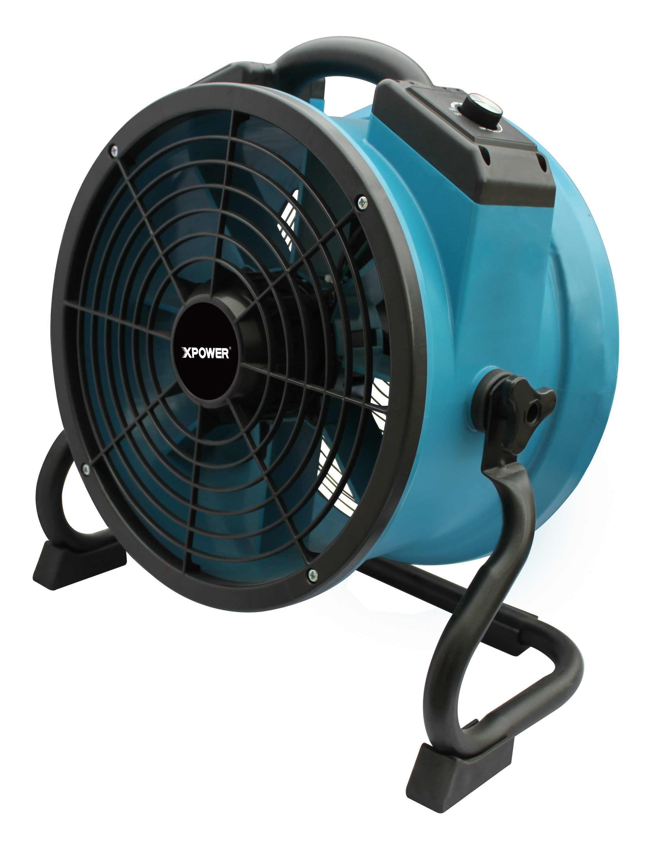Tischventilator X-34TR Industrieller 13″ Axiallüfter mit Variabler Drehzahl & Timer