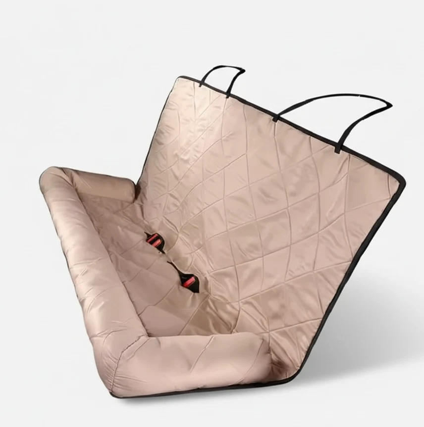 Dog Car Bed & Seat Cover | 2-in-1 | Anti-Slip | Waterproof | Machine Washable | 92x127cm