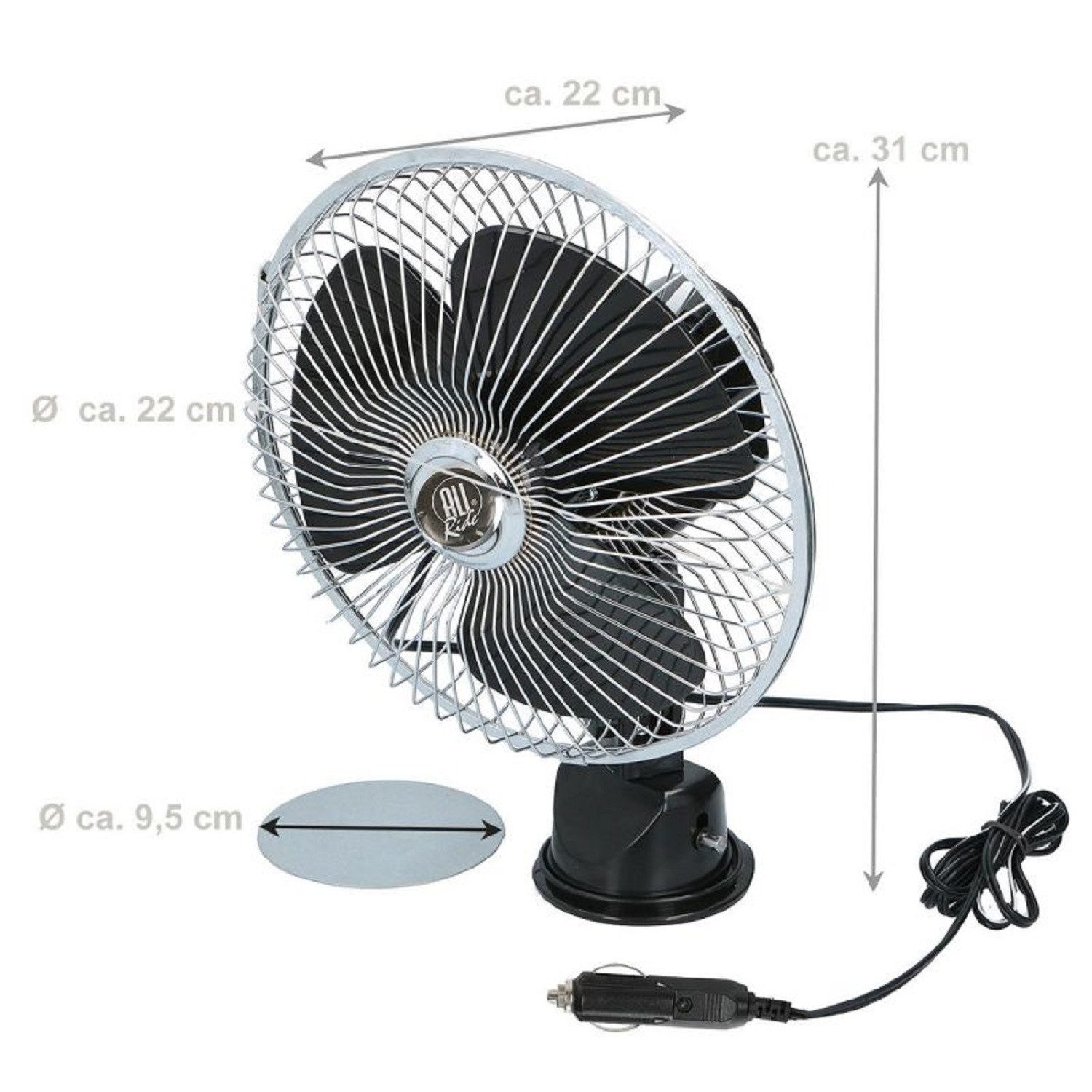 Tischventilator 24 Volt LKW Ventilator