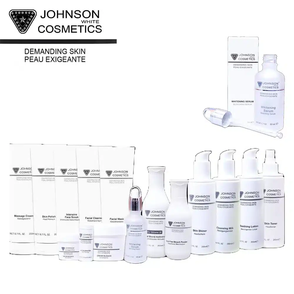 Johnson White Cosmetics Complete Facial Kit- 10 Steps
