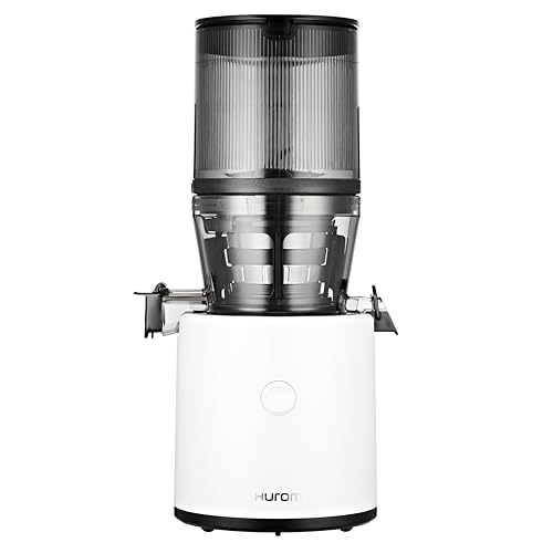 Hurom H320 Slow Juicer, White | Self Feeding Cold Press Juice Machine for Vegetables and Fruit | High Yield | BPA Free | 500ml (16.90z) Chamber | Slow Squeeze | Easy to Clean: Home & Kitchen