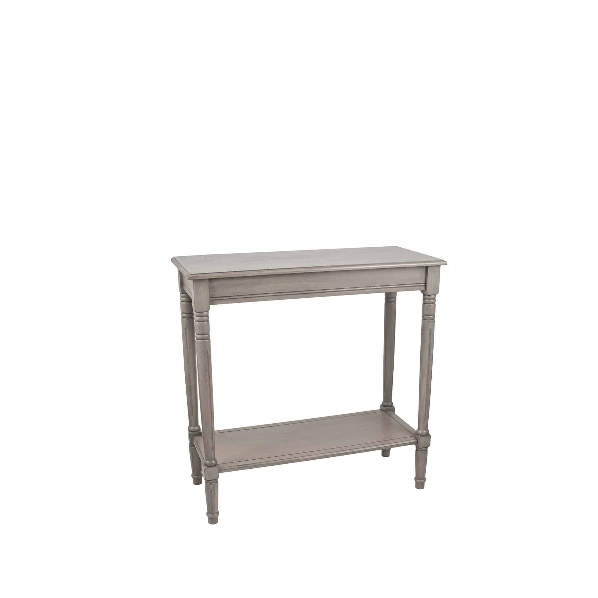 Heritage Taupe Pine Wood Rectangle Console