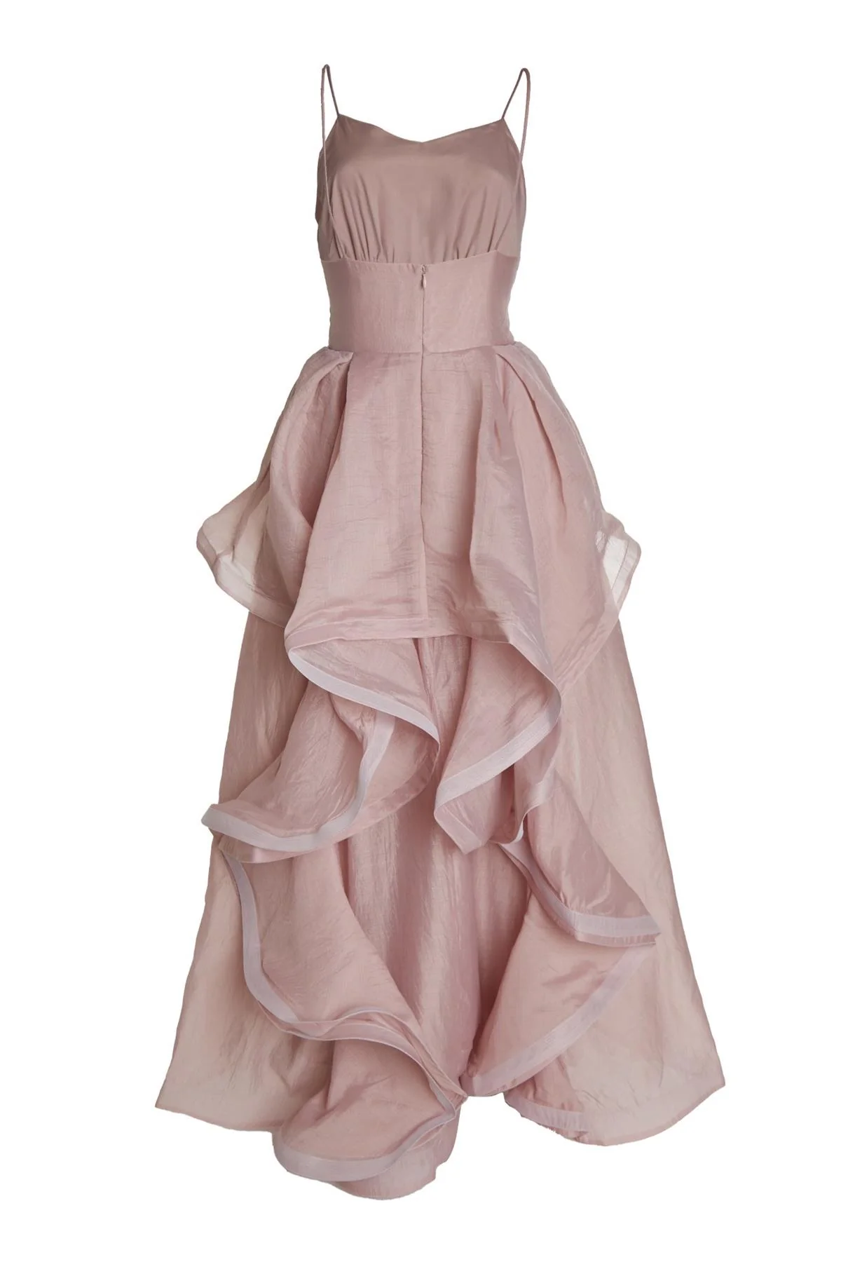 Ila Dusty Rose Ruffle Maxi Dress
