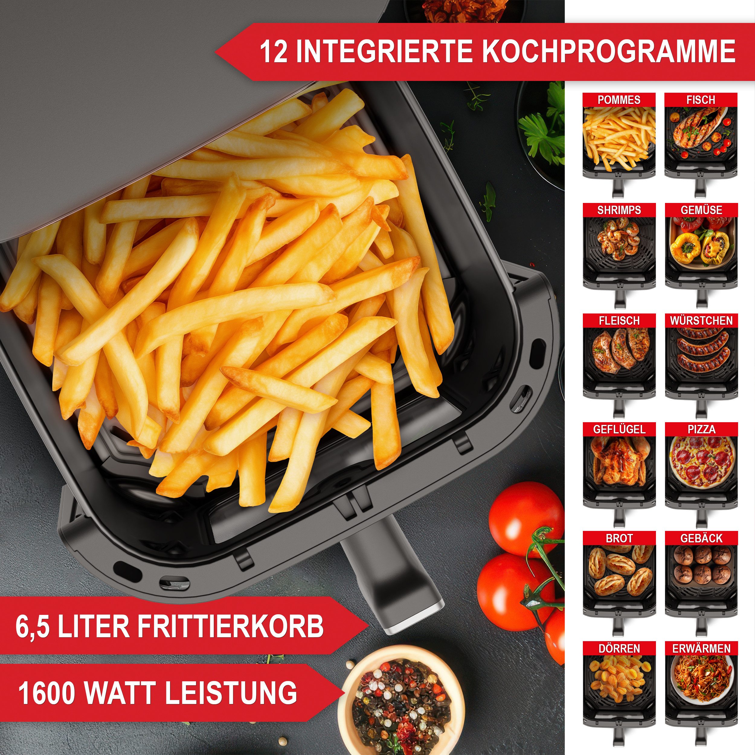Heißluftfritteuse