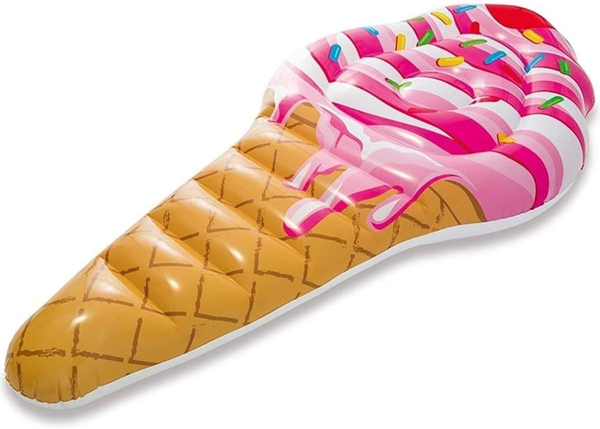 Intex - 58753 Lollipop Mat - Realistic Print, Multicoloured, 208 x 135 cm