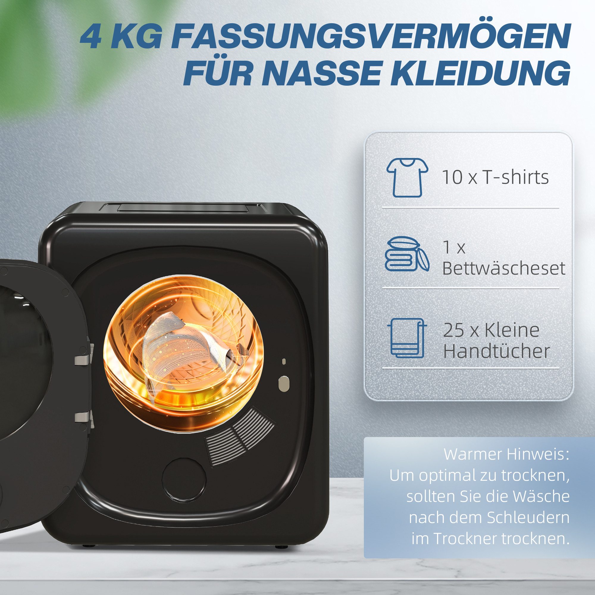 Waschtrockner B61-011V90BK