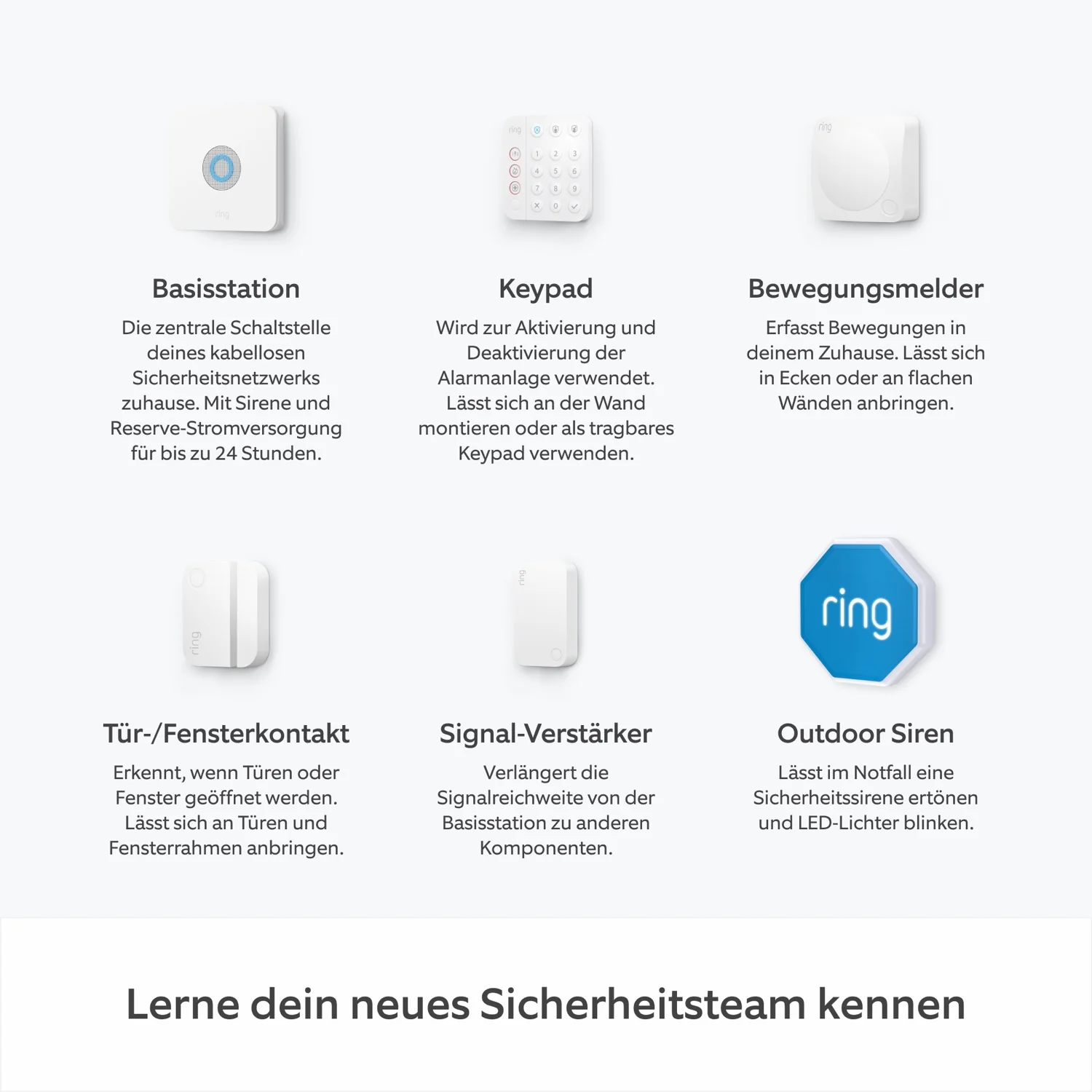 Alarm-Set - XL (mit Sirene)