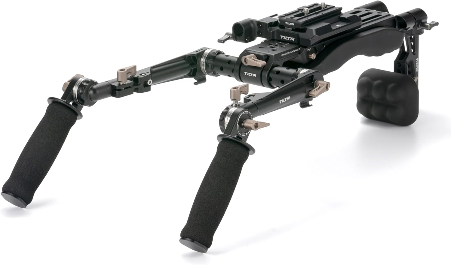 Tilta Lightweight Shoulder Rig, Foldable, Aluminum, TA-LSR-B