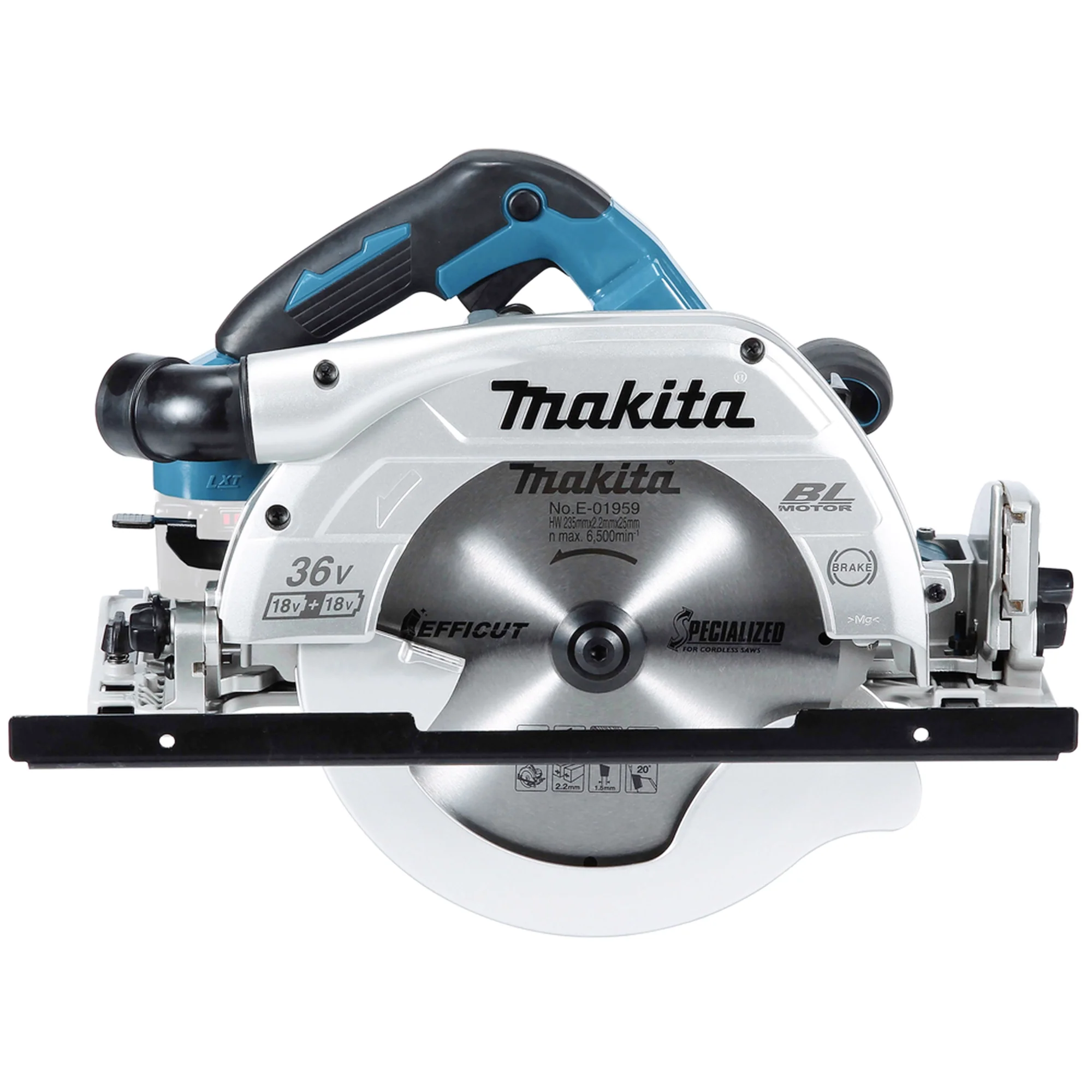 Sega Circolare Makita DHS900ZKU 18Vx2 – Doppia Batteria per Massima Potenza e Autonomia